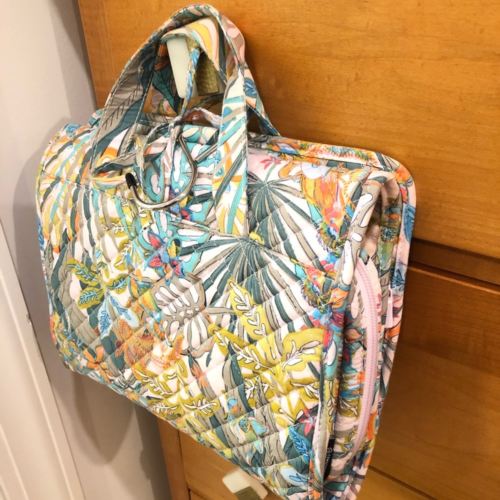 Vera Bradley Hanging Travel Cosmetic Organizer (Rainforest Canopy)